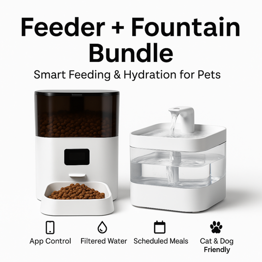 Smart Feeder + Water Fountain Bundle