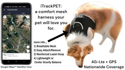 Smart Mini GPS Pet Tracker – Comfort Harness