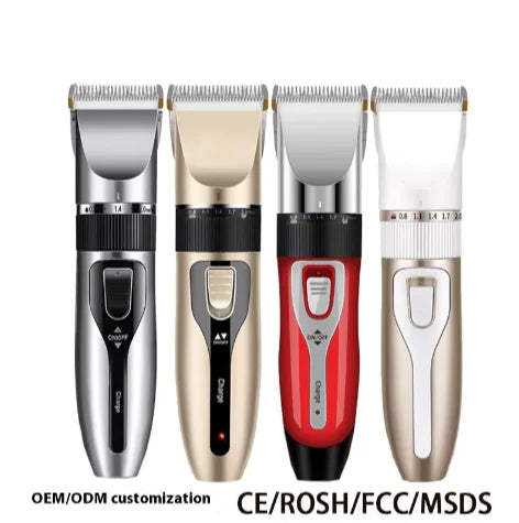 FetchIQ™ Professional Pet Grooming Clippers Set – 3-Piece Rechargeable Trimmer Kit