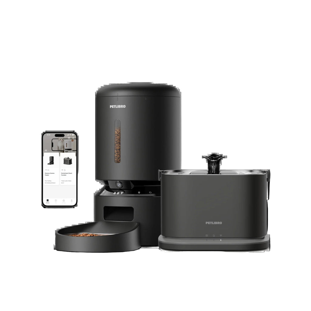 Petlibro Granary Smart Camera Feeder + Fountain Bundle