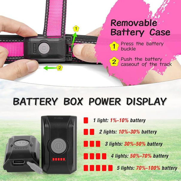 Rechargeable LED Dog Harness | High-Visibility, Reflective, Waterproof – 3 Light Modes (USB)