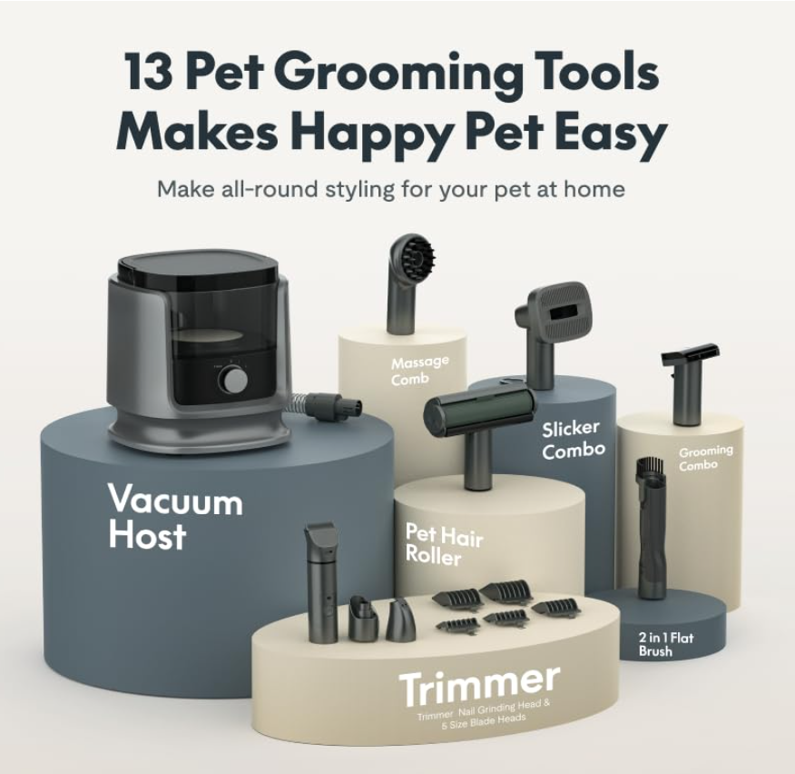 N3 9-in-1 Pet Grooming Vacuum