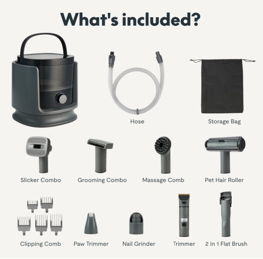 N3 9-in-1 Pet Grooming Vacuum