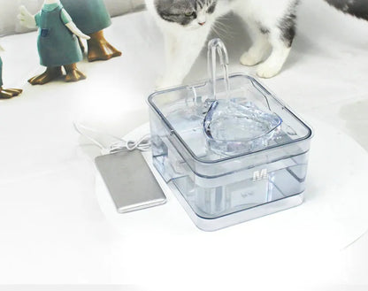 Smart Pet Water Fountain – Automatic Fresh Water Dispenser with Filter & Quiet Pump