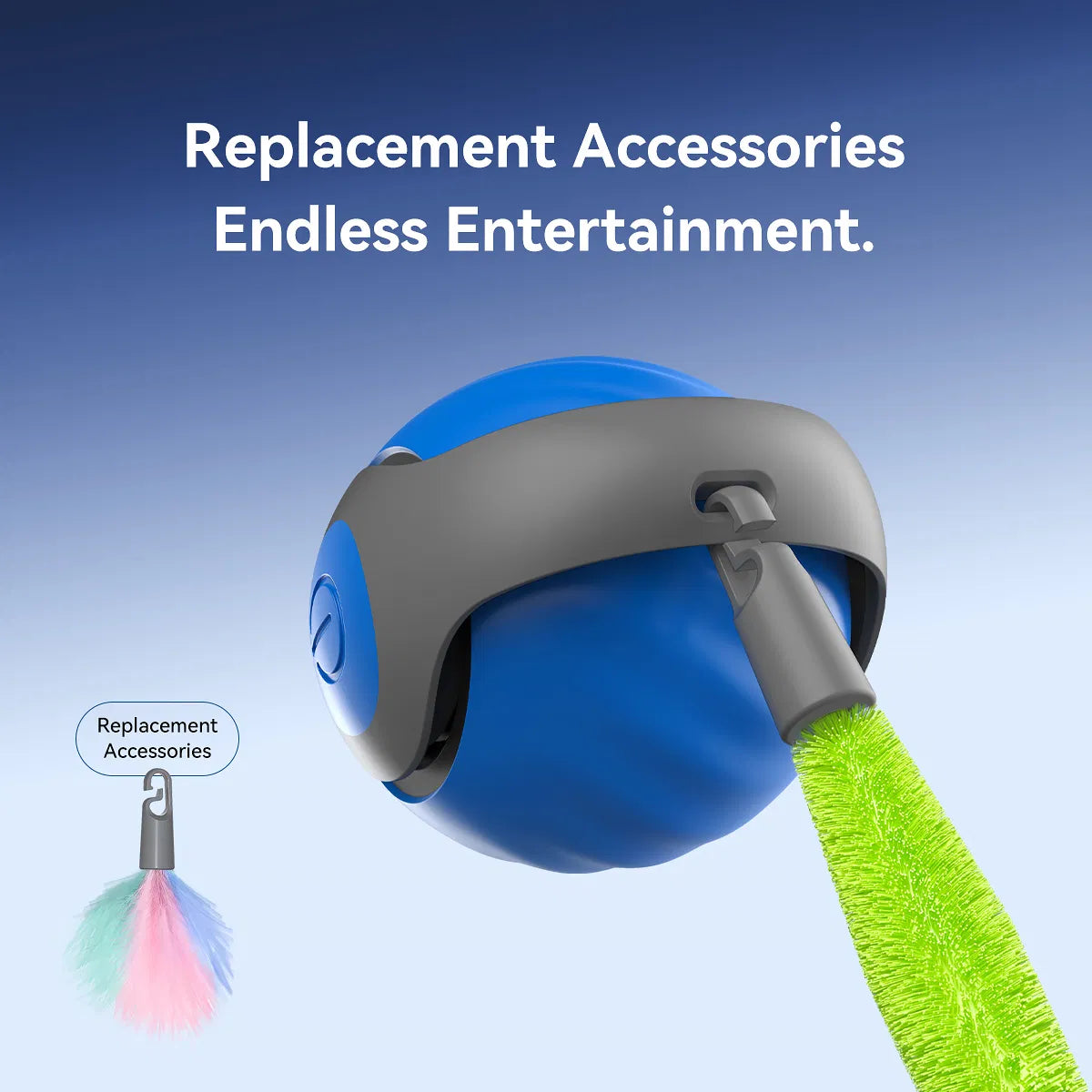 Interactive USB Rechargeable Rolling Cat Toy – Self-Activating Play Ball